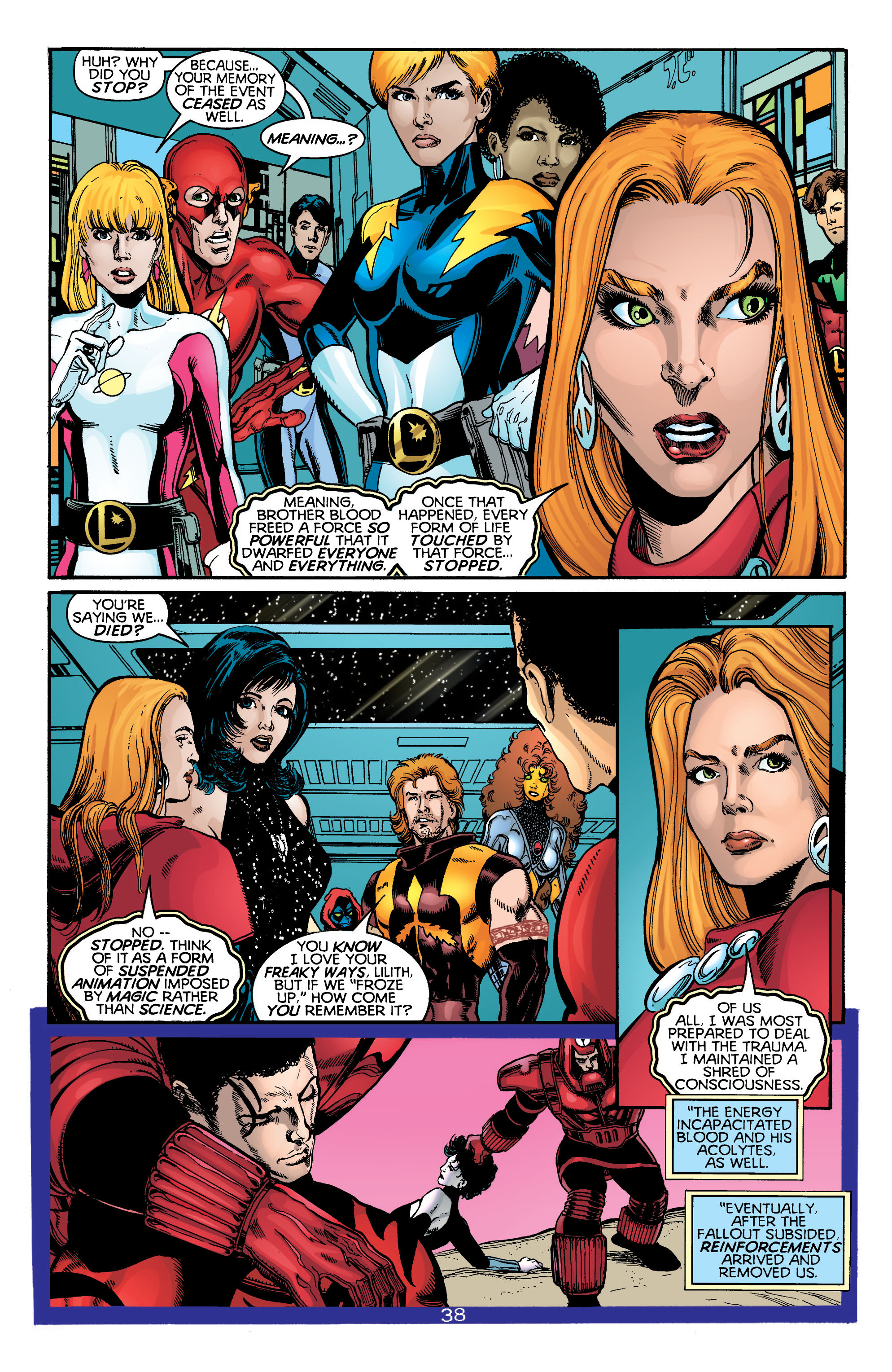 Read online Titans/Legion of Super-Heroes: Universe Ablaze comic -  Issue #1 - 39
