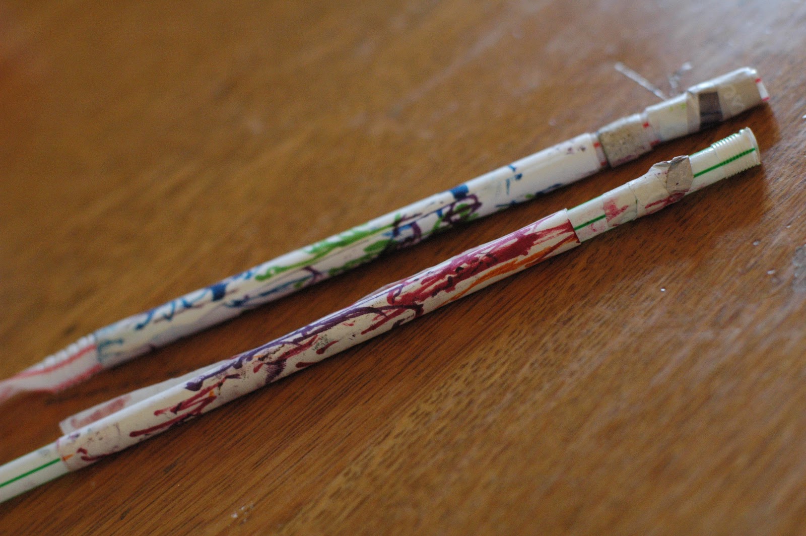 create (with kids) straw beads for tiny tots FreshlyPlanted