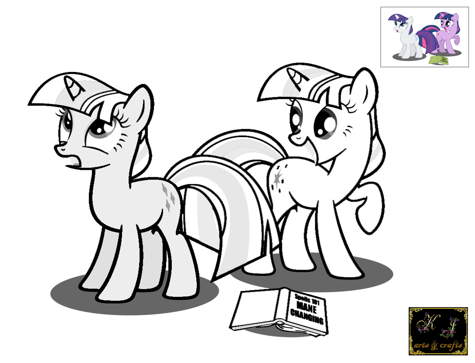 mane 6 coloring pages - photo #18