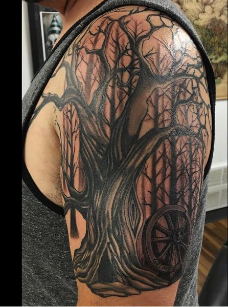 50 Simple Tree Tattoos For Men 2020 Ideas Amp Designs