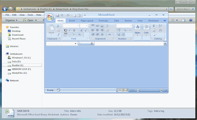 Contoh File Penerapan Kode Vba Excel Dan Aplikasi Excel Tanpa Proteksi