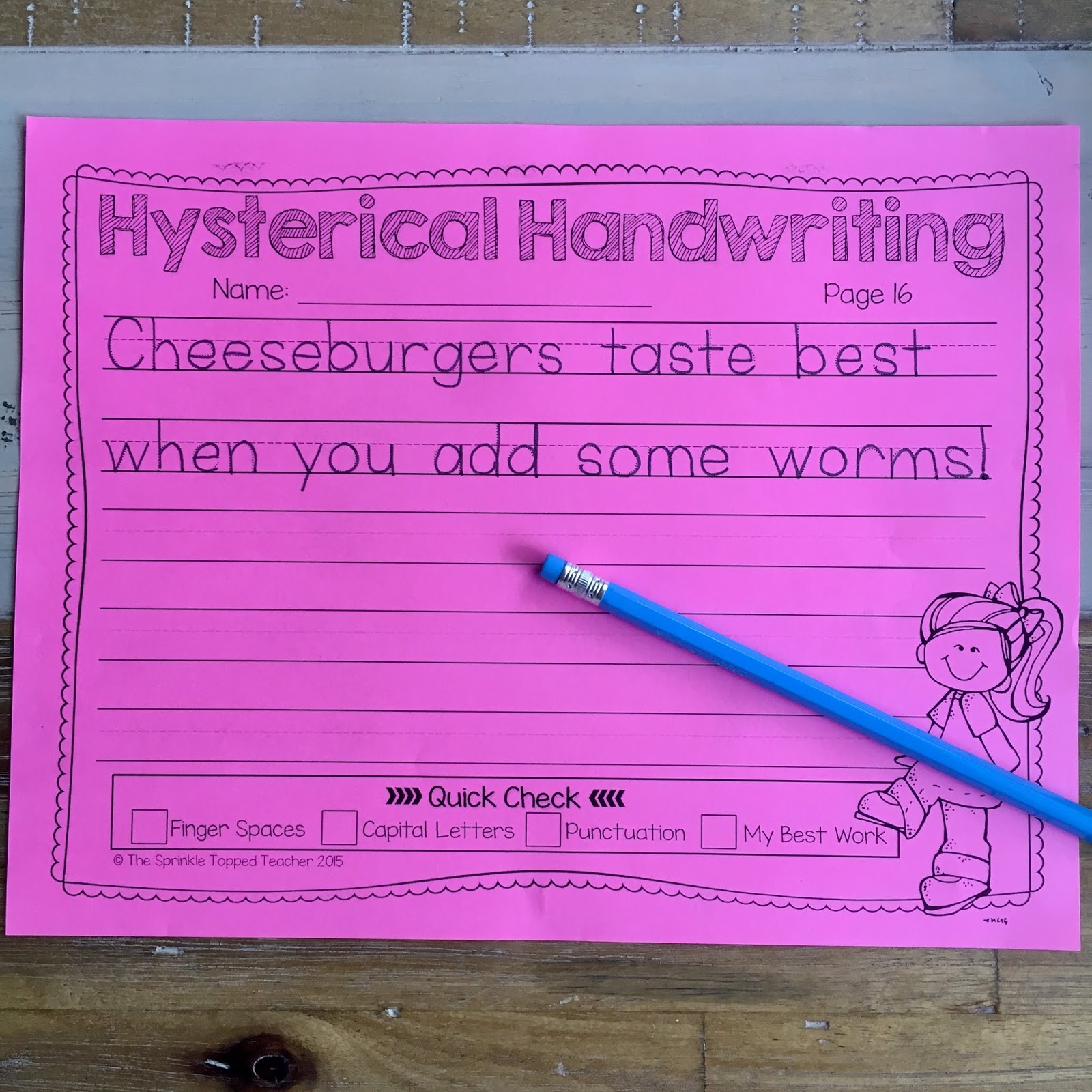 Working On Handwriting