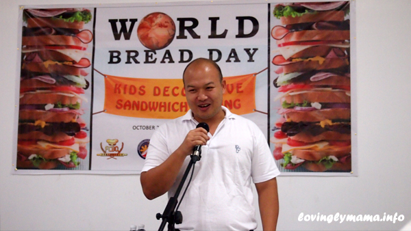 World Bread Day 2016, BACNOBA president - World Bread Day 2016 - Decorative Sandwich Making - BACNOBA - Bacolod mommy blogger