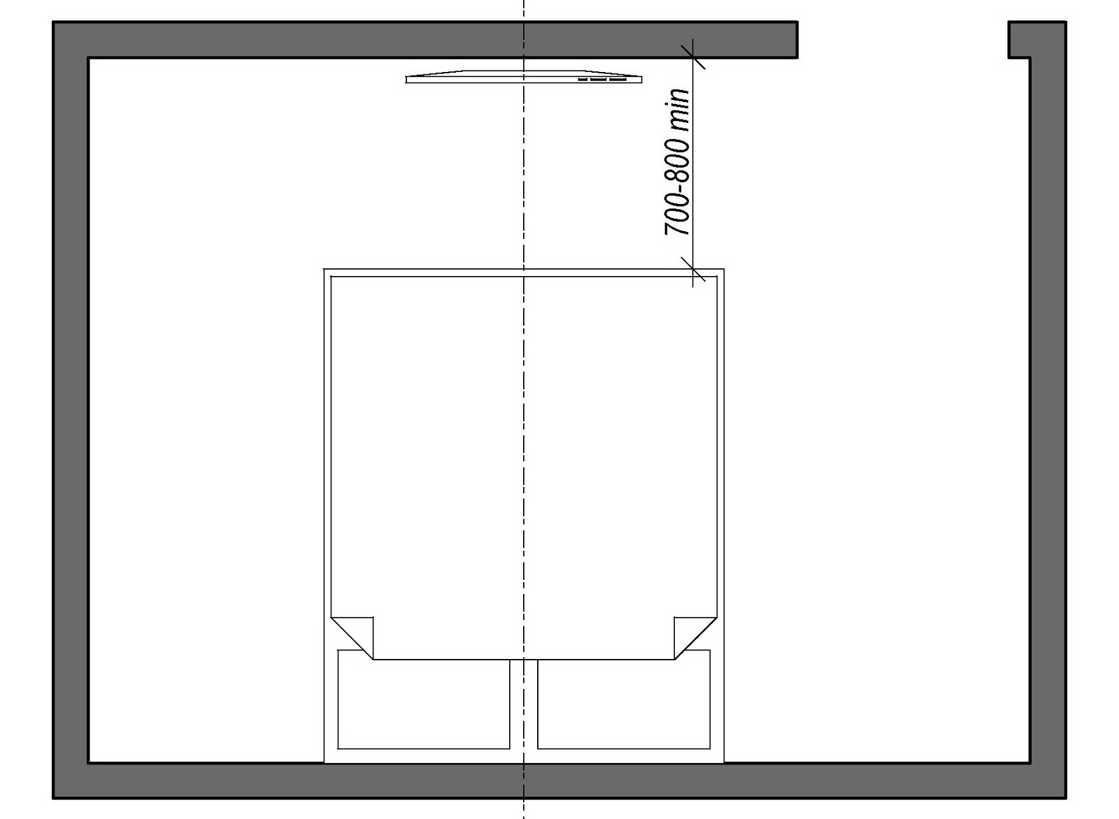 высота установки розеток для телевизора на стене в спальне