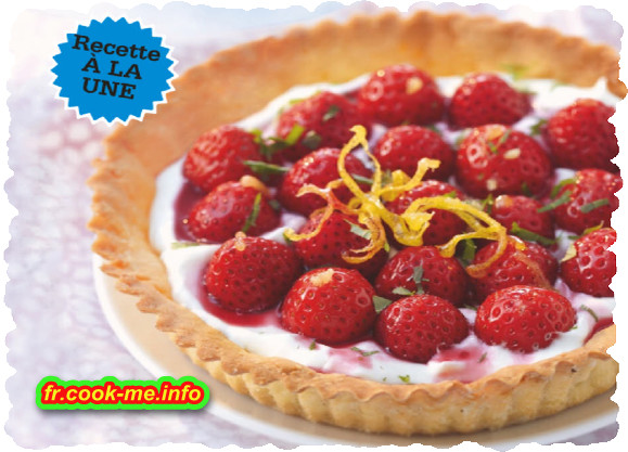 Tarte aux fraises et fromage blanc Tarte aux fraises et fromage blanc