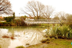 Bridge in residential Christchurch