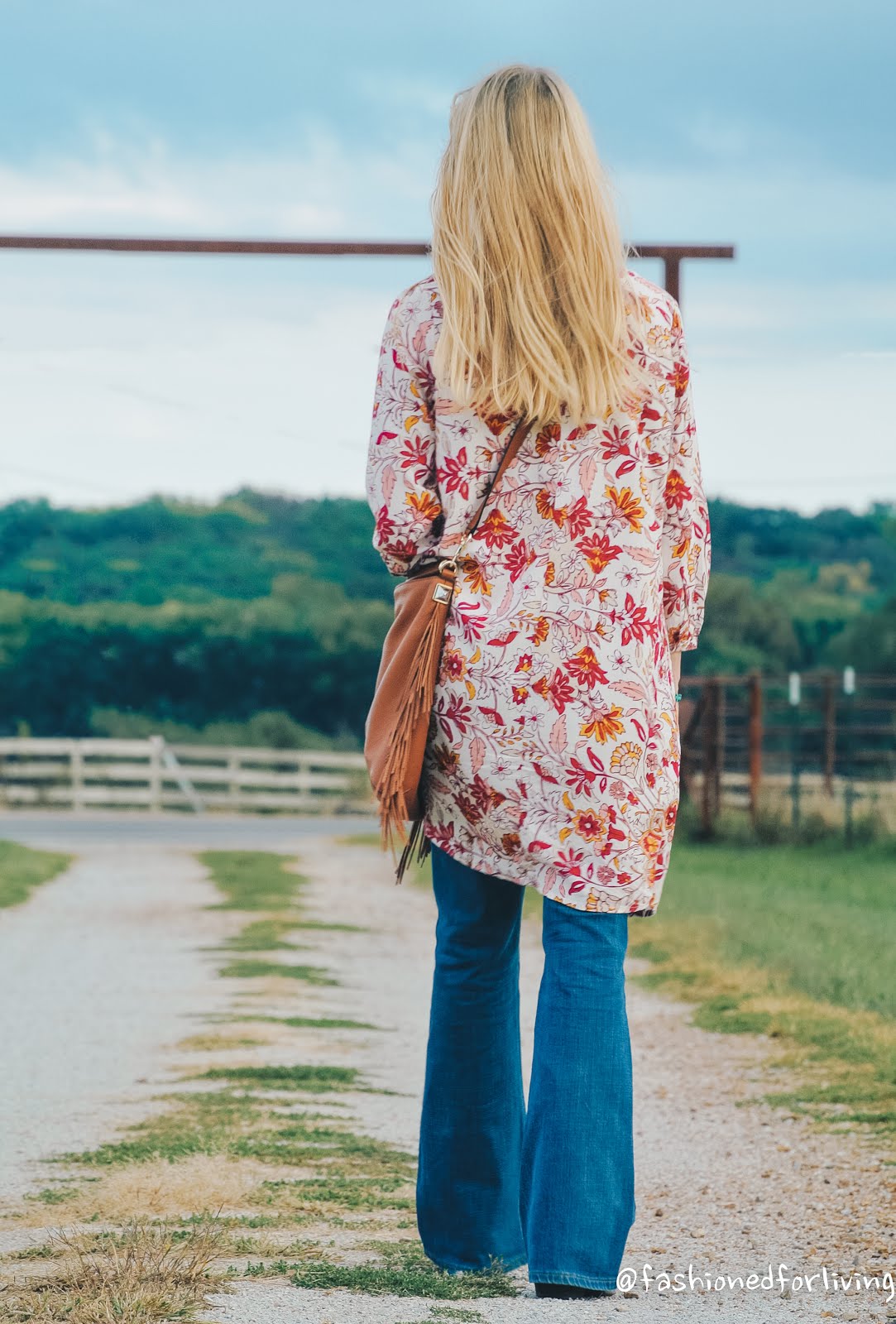 Fashioned For Living: fall mother/daughter outfits. fall florals. flare ...