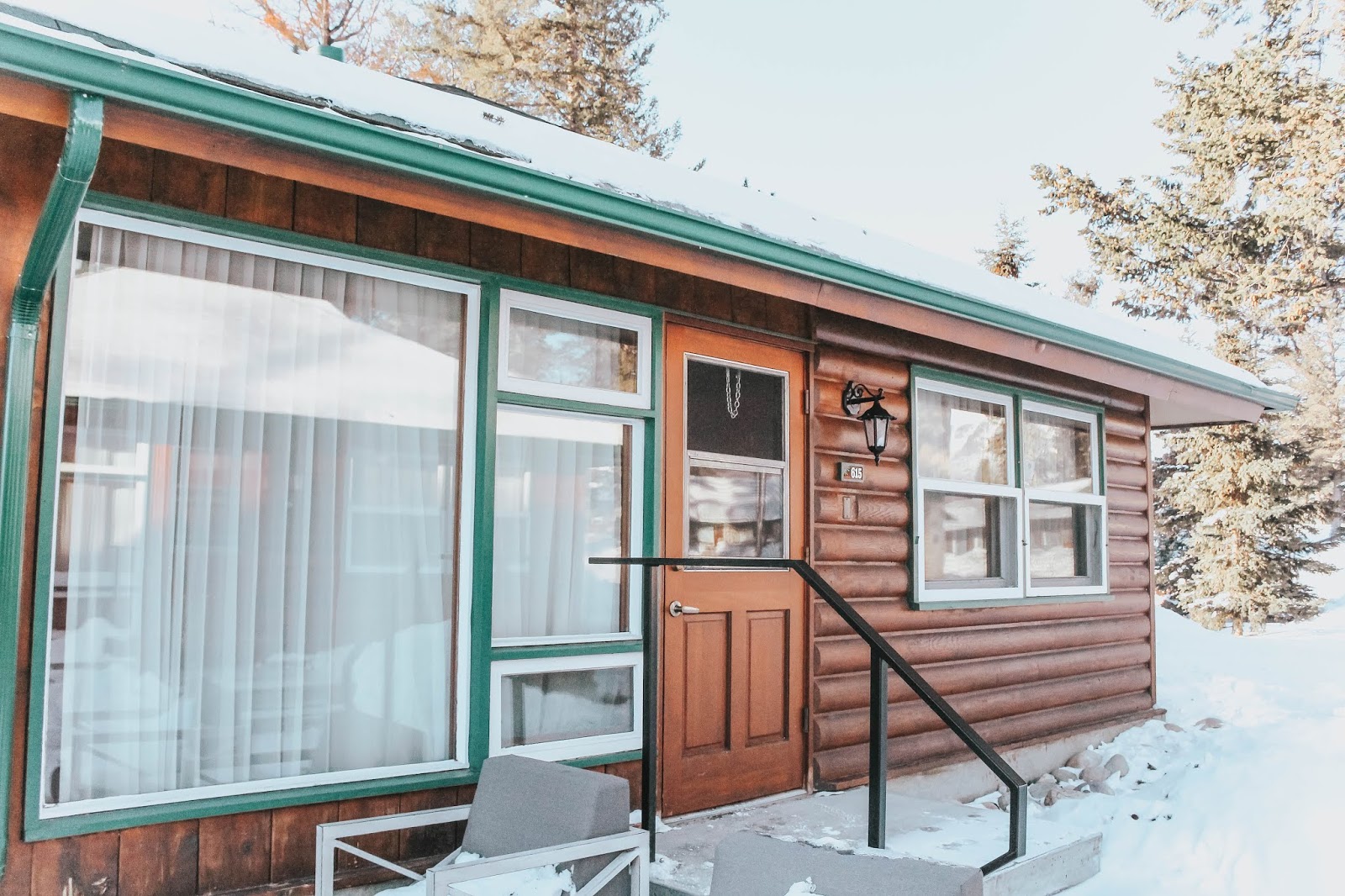 cabin, fairmont jasper park lodge, alberta, canada