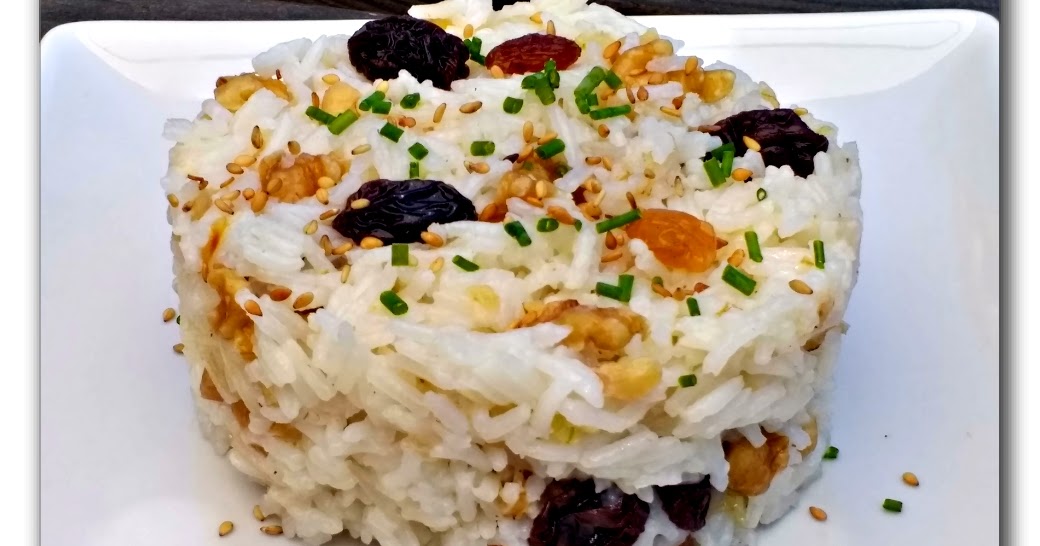 Cocina Recetas con Sabor ARROZ BASMATI CON PASAS Y NUECES