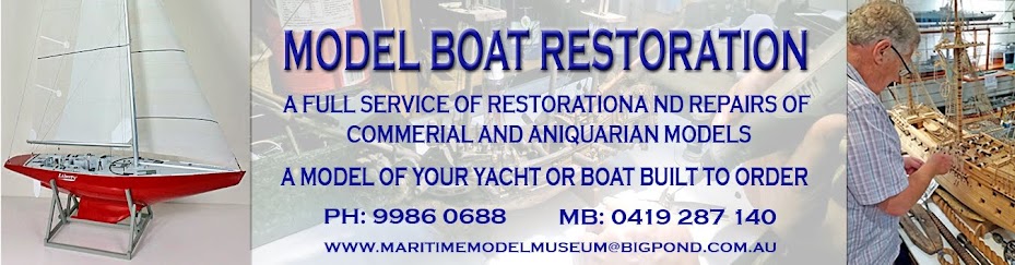 MODEL BOAT RESTORATION 