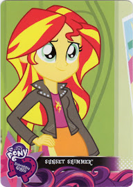 My Little Pony Sunset Shimmer Equestrian Friends Trading Card