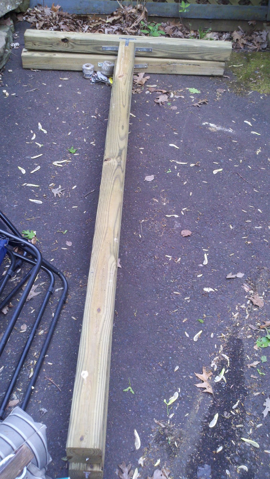 Harleysville Homestead Hop Trellis Build