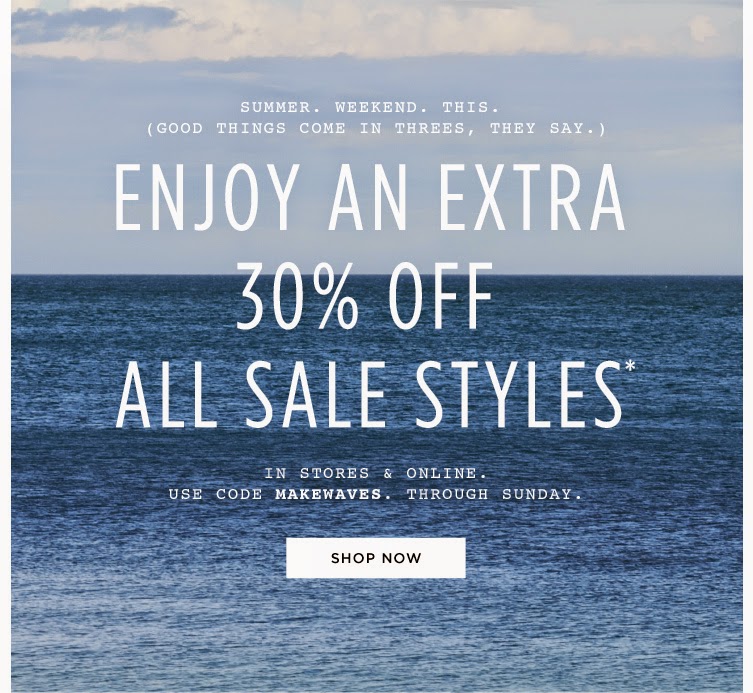 J.Crew Aficionada: Life's a Beach: Extra 30% Off All Madewell Sale Styles