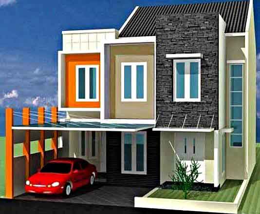 Desain Rumah Minimalis 2 Lantai Sederhana 2018