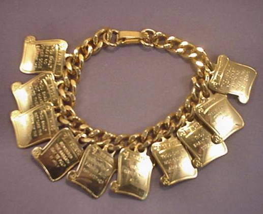 Bracelet Zipper Galleries With Ten Commandments On It Bracelet With Ten Commandments On It3