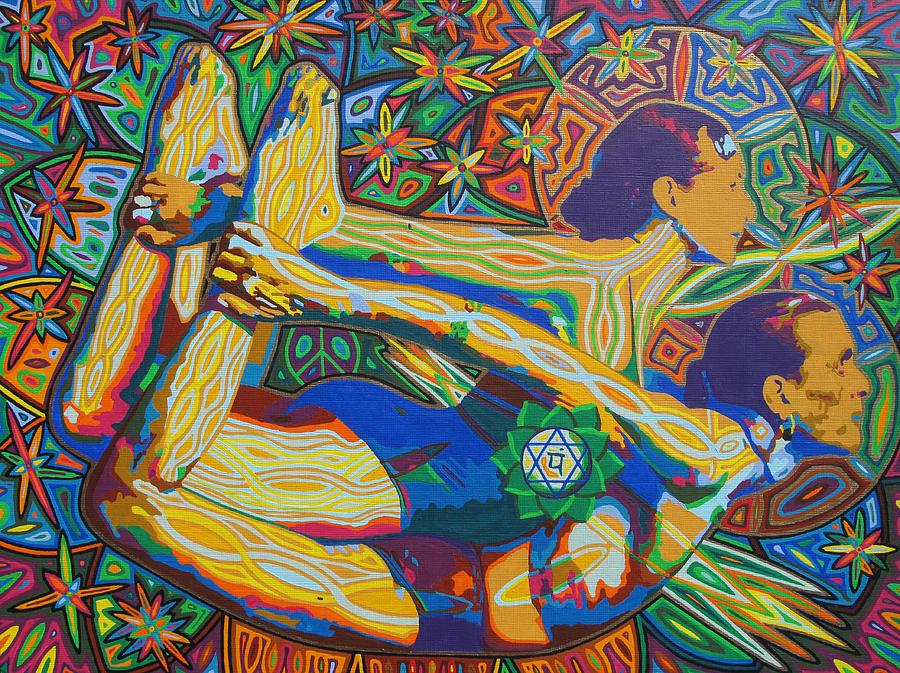 A Silent Journey and Art.... Yoga Art By Karmym