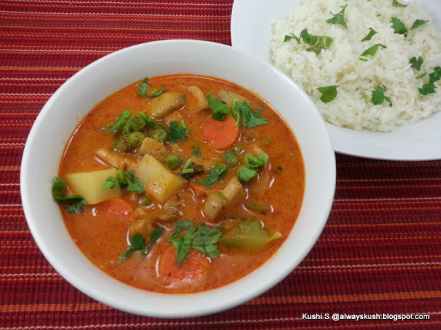 Vegetarian Shahi Korma