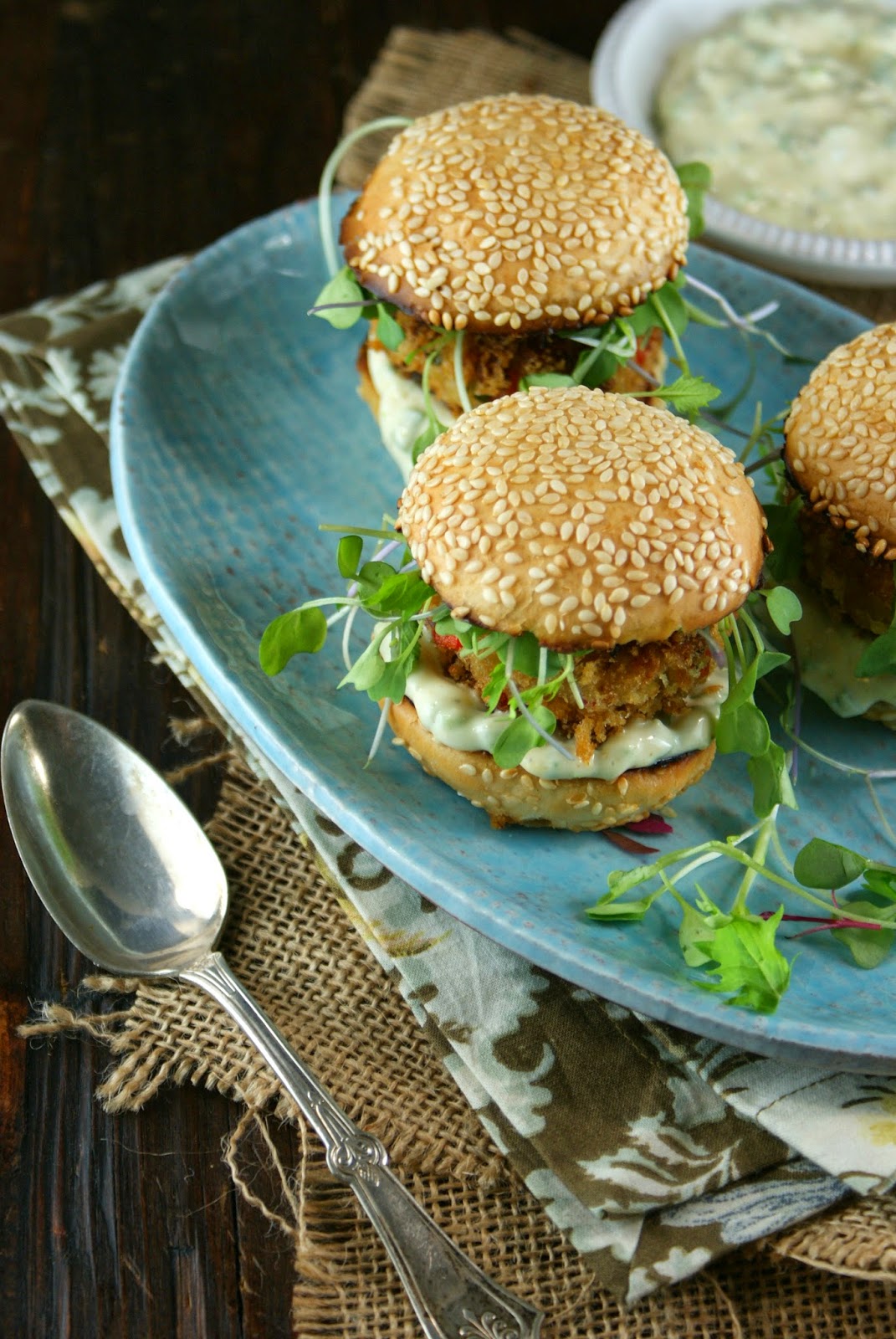 Authentic Suburban Gourmet Crab Cake Sliders with Jalapeno Aioli
