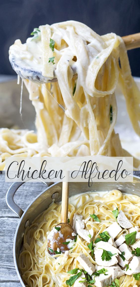 EASY CHICKEN ALFREDO Tasty Foods