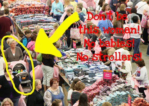 This is not the mall, do not bring a stroller! You will only annoy ...