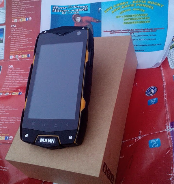 SMARTPHONE OUTDOR MAN ZUG 3+ VERSI BARU 3G QUAD CORE HARGA Rp.2.500.000,-