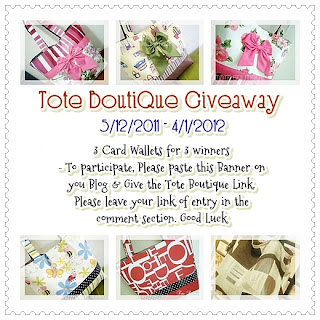 TOTE BOUTIQUE GIVEAWAY