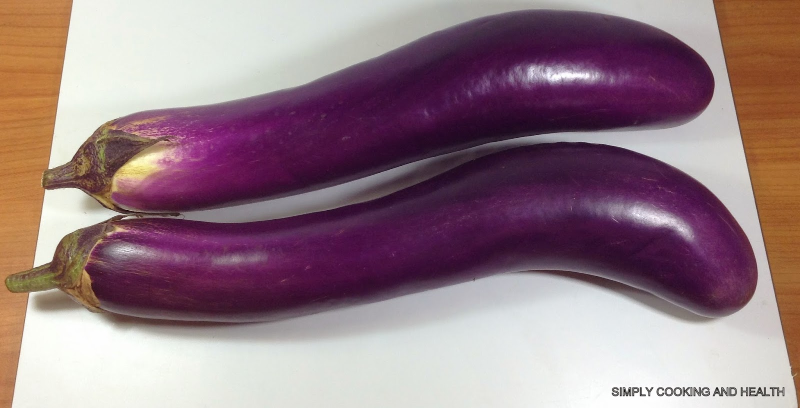 Simply Cooking and Health Fried eggplant and onion salad