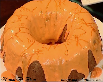 كيك الفواكه بالبرتقال