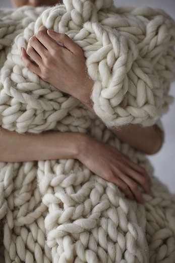 Mantas de tricot