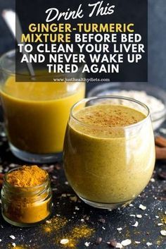 Drink This Ginger-Turmeric Mixture Before Bed to Clean Your Liver And Never Wake Up Tired Again