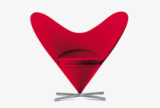 St. Valentine Chair: HEART CONE ! (1959)