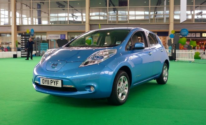 Nissan Leaf front view