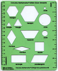 geometric template shapes math grade pattern shape block second everyday robot robots using
