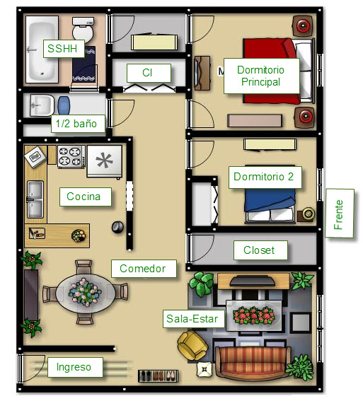 Decorar Habitacion Despacho De Nueve Metros Decorar Habitacion Despacho De Nueve Metros