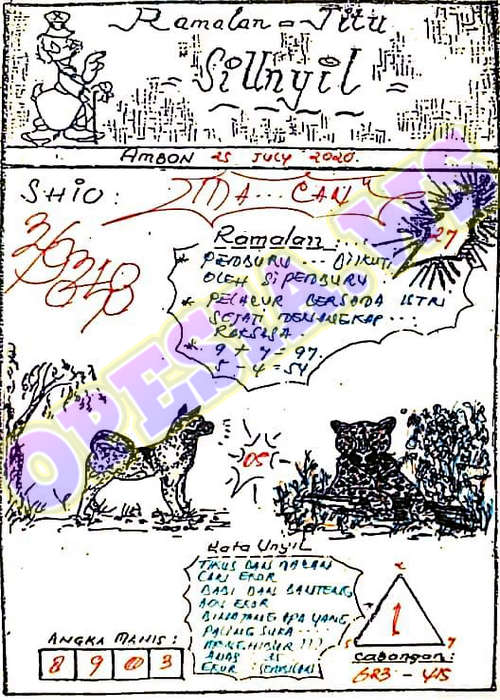 1 New Message Kode Syair Sydney 25 Juli 2020 Forum Syair Togel Hongkong Singapura Sydney