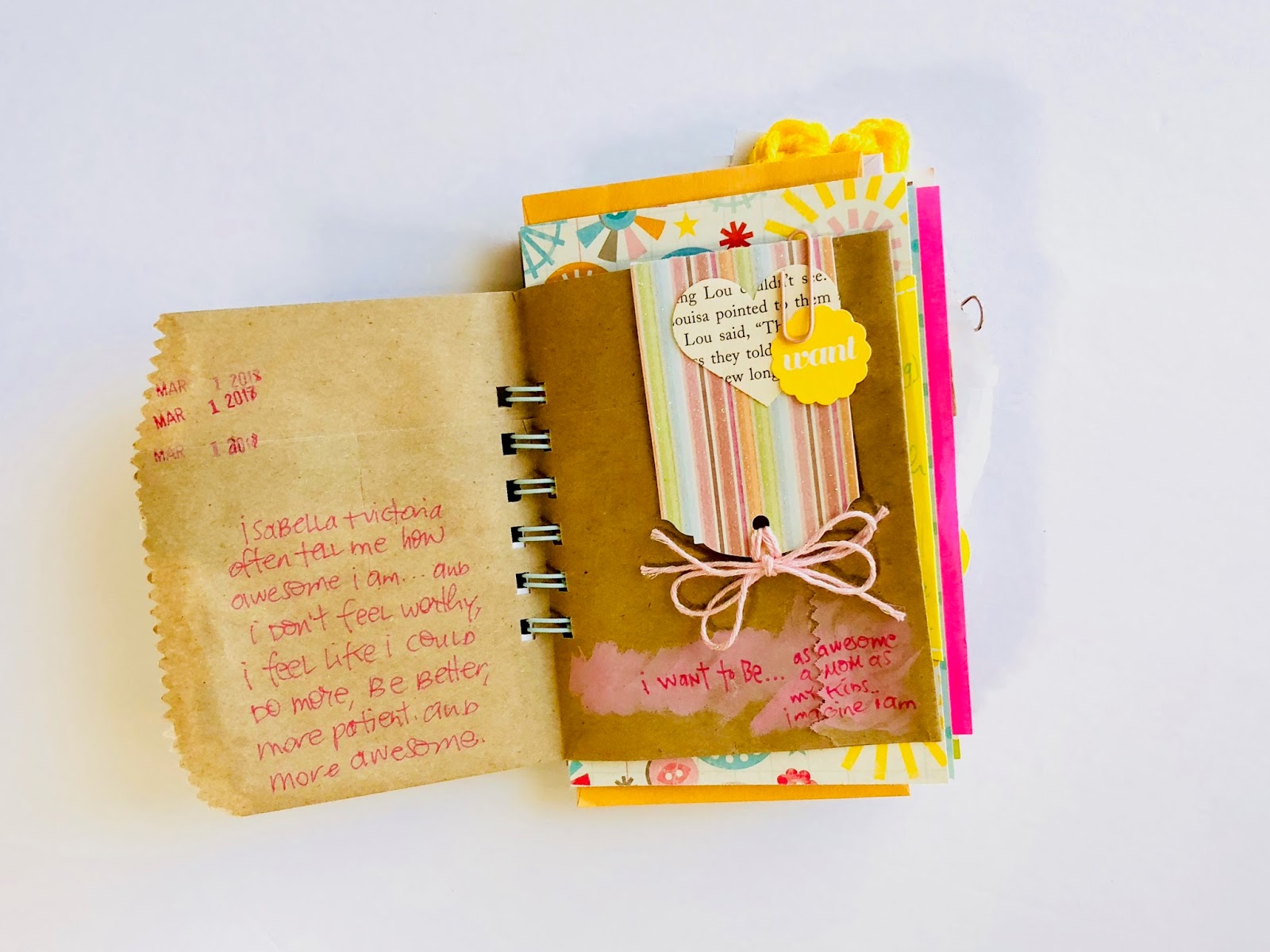 #30lists, #30 Days of Lists #list #lists #listing challenge #I Want to Be #journal #mini book #smashbook 