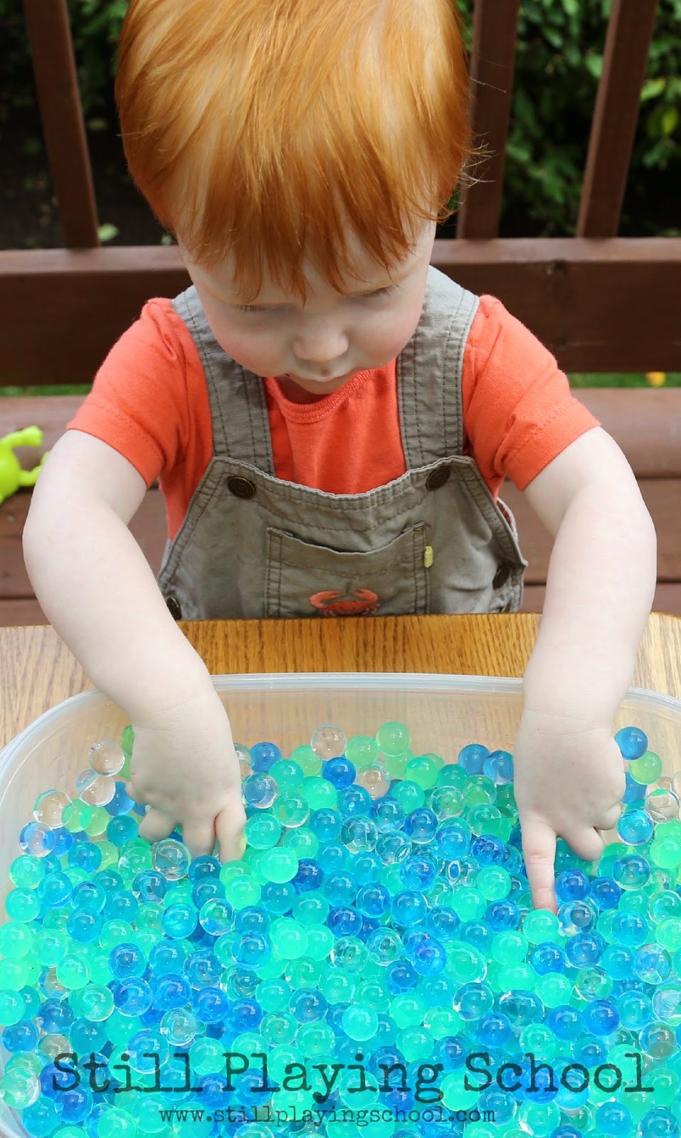 Fine Motor Fun with Water Beads Still Playing School
