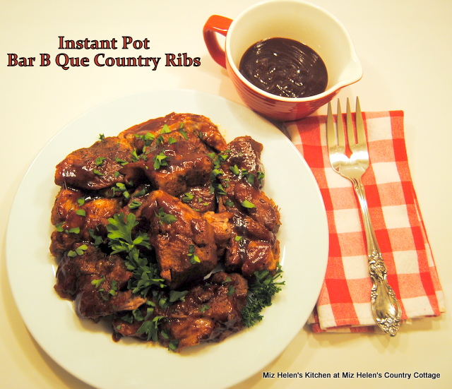 Instant Pot Bar B Que Country Ribs at Miz Helen's Country Cottage