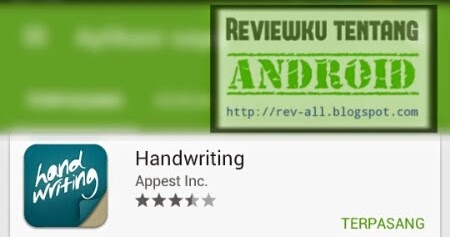  Aplikasi  Handwriting Aplikasi  untuk  tulis tangan  di 