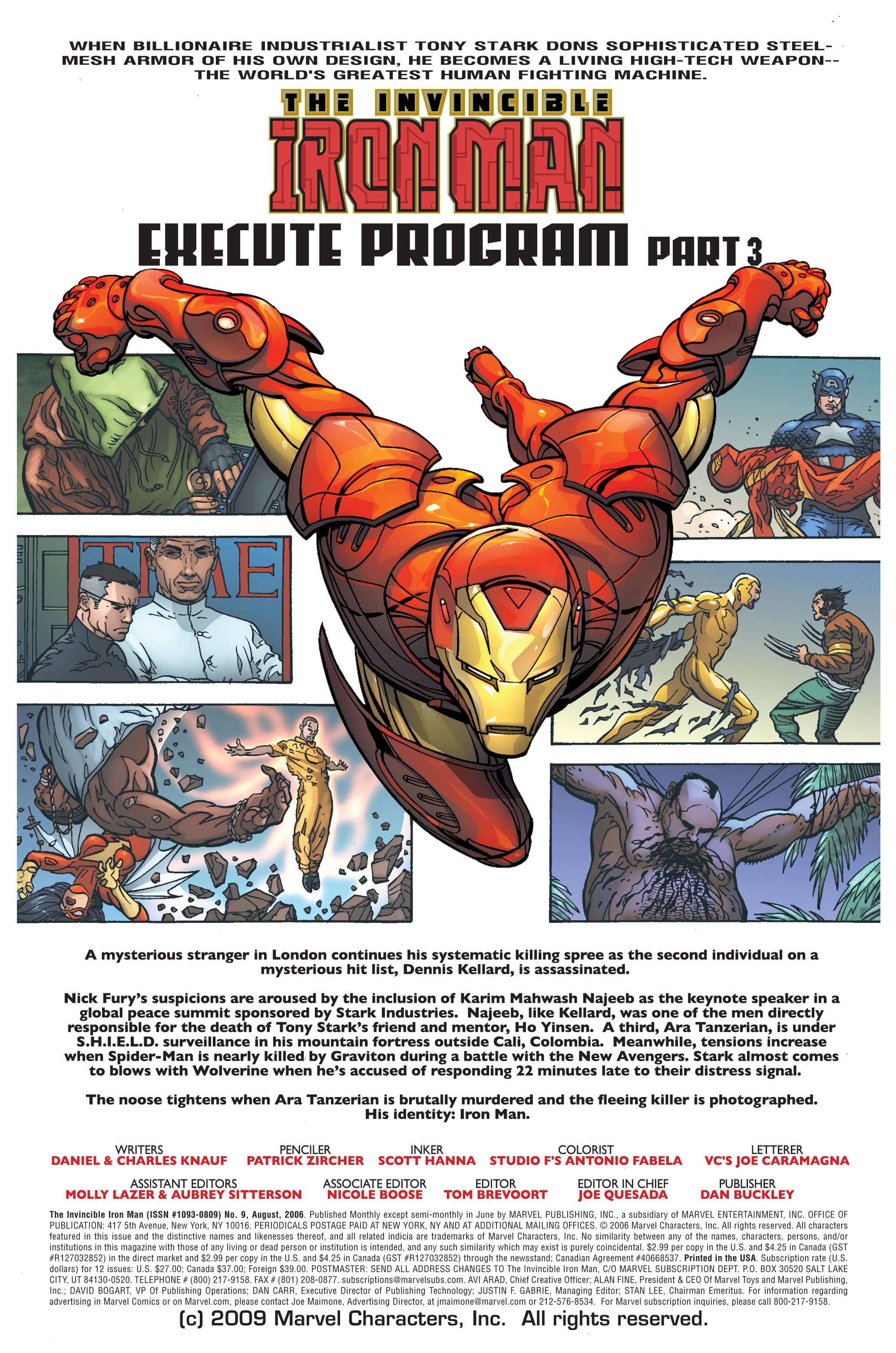 Read online Iron Man (2005) comic -  Issue #9 - 2