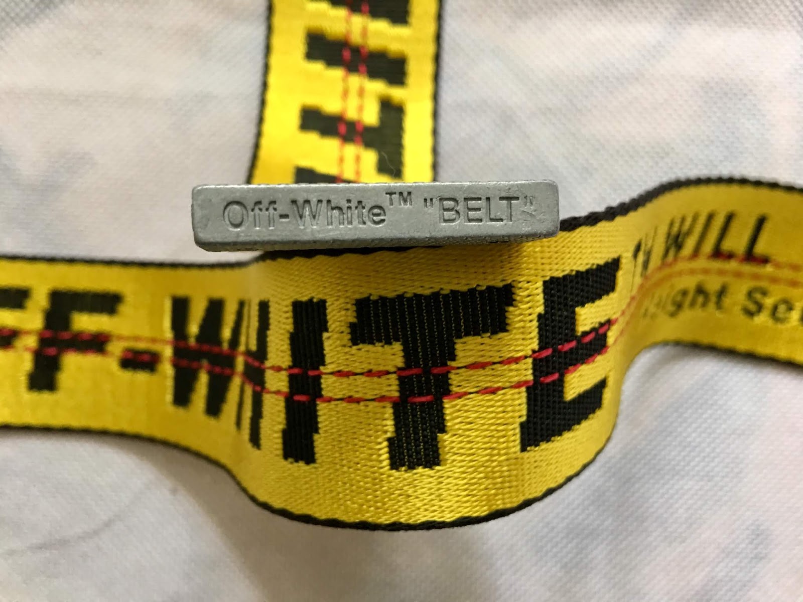 streetwear, skateboarding and clothing photo and video blog: Off-White Classic Industrial Yellow Belt Review