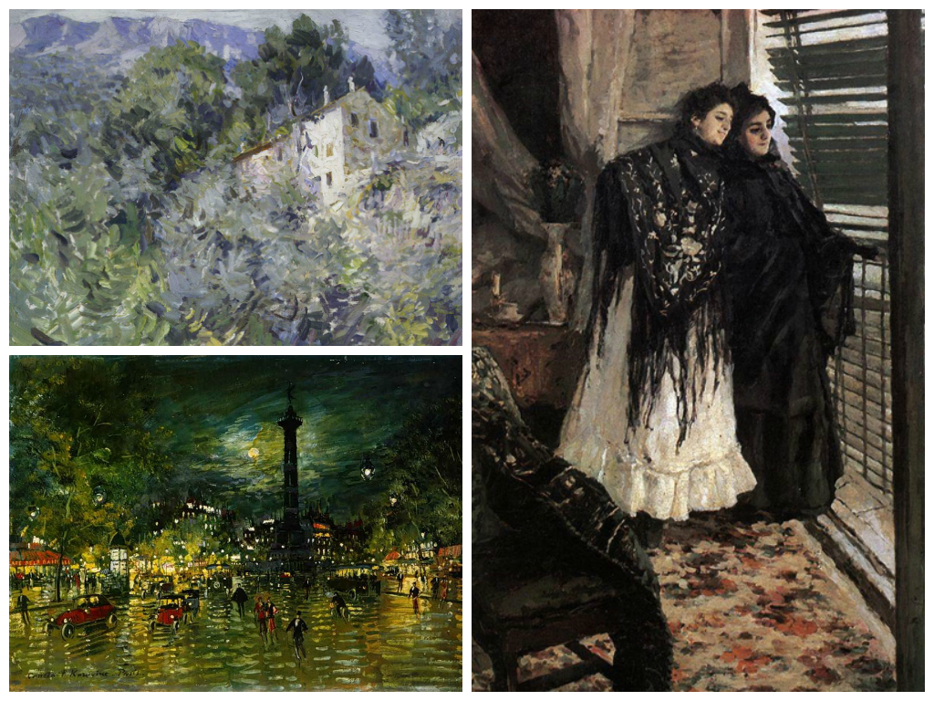 константин коровин испанки. испанки леонора и ампара. коровин ампара и леонора. константин алексеевич коровин у балкона. константин коровин испанки.