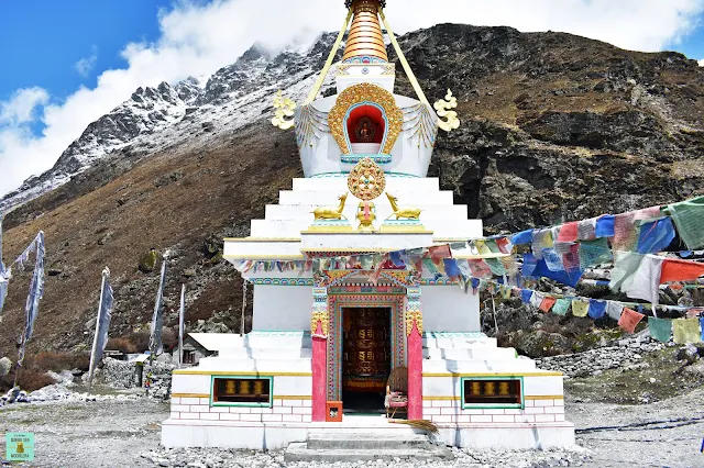 Kyangjin Gompa en Trekking Valle del Langtang, Nepal