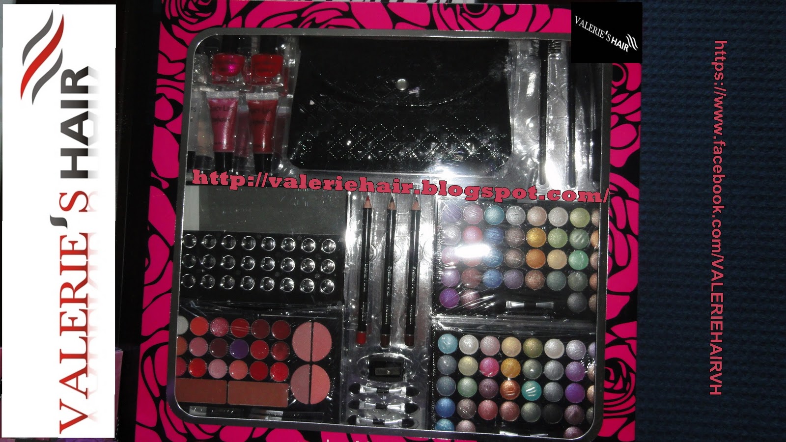 BELEZA E CABELOS VALERIE'S HAIR KIT DE LUXO MAKE UP 130 PEÇAS BY VALERIE