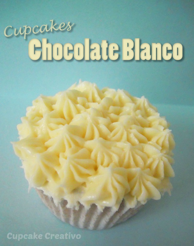 Receta Cupcakes de Chocolate Blanco, Buttercream de Chocolate Blanco