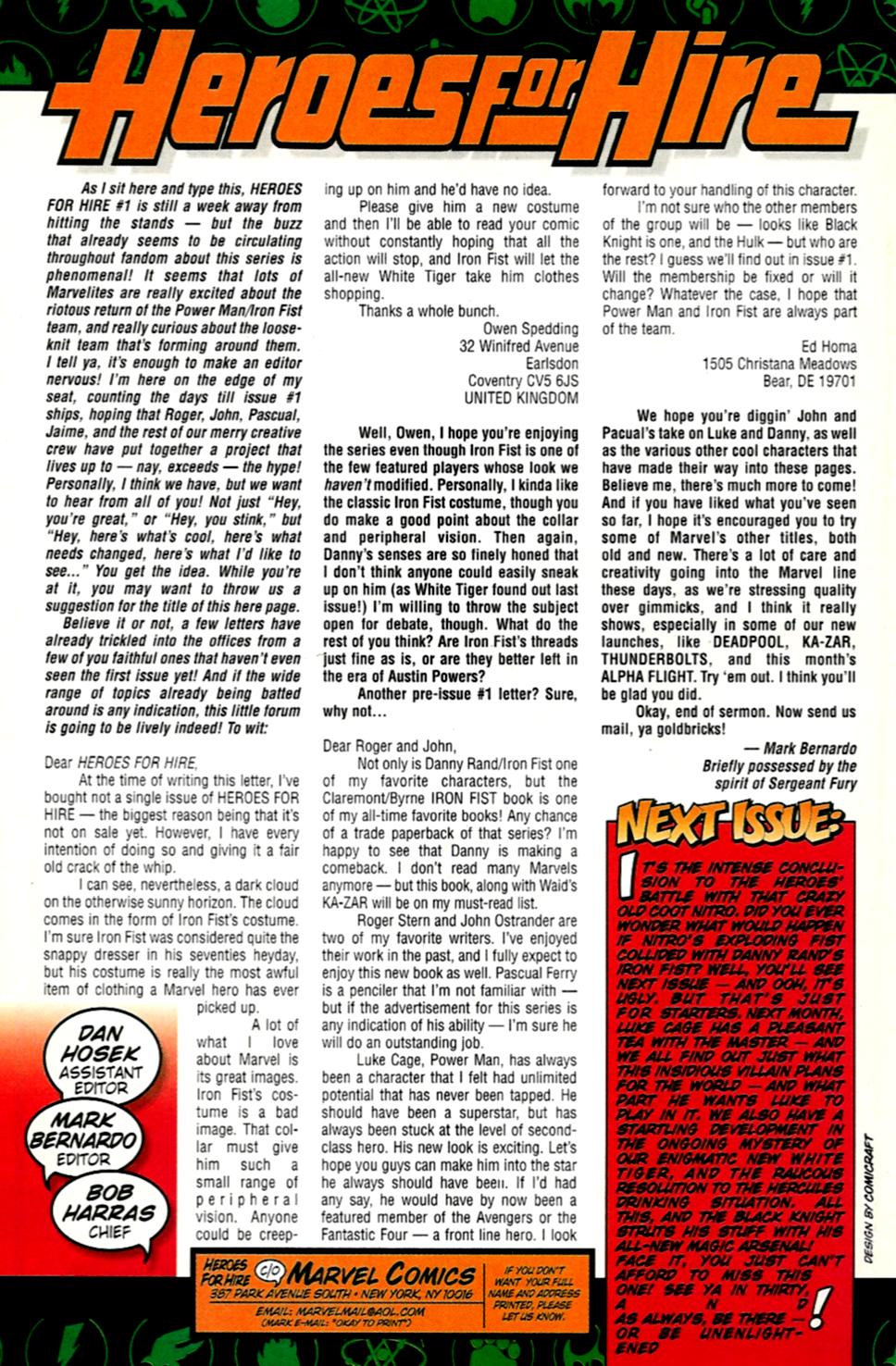 Read online Heroes For Hire (1997) comic -  Issue #2 - 24