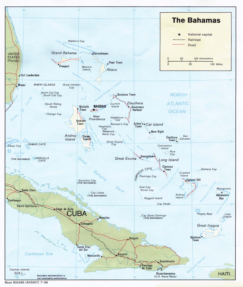 MAPAS DE BAHAMAS, America MAPAS DE BAHAMAS, America