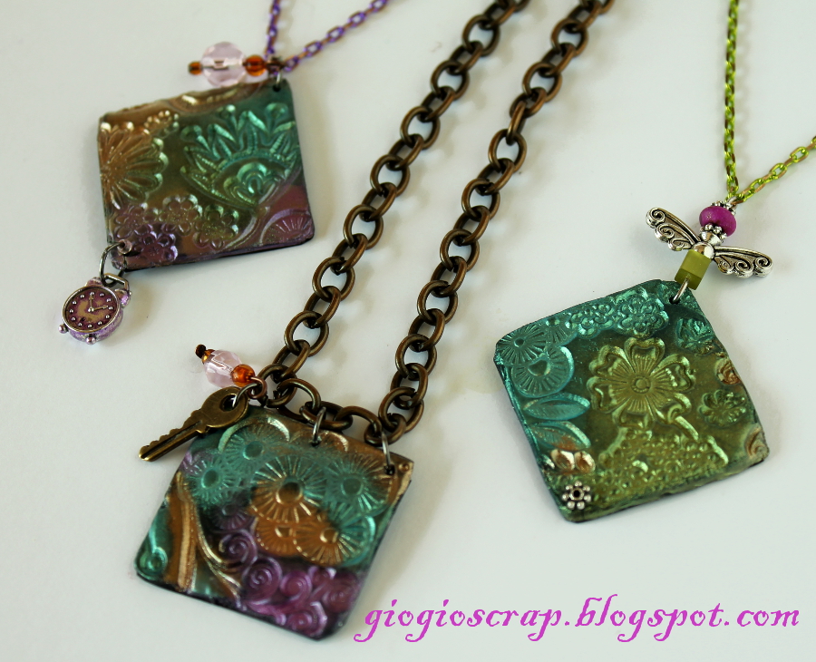 GiogioCraft: CraftyIndividuals new challenge: Clay and floral stamps