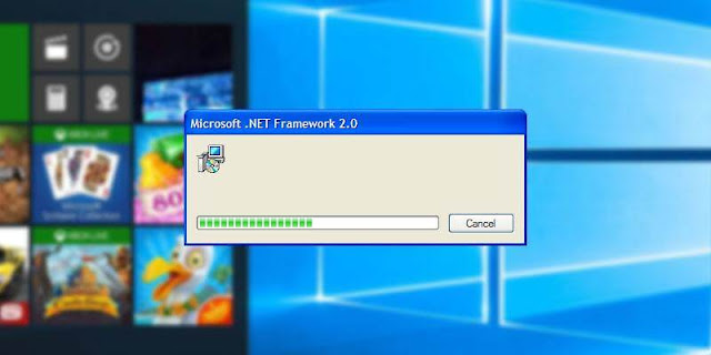 تثبيت 3.0 2.0 NET Framework 3.5 في ويندوز 10