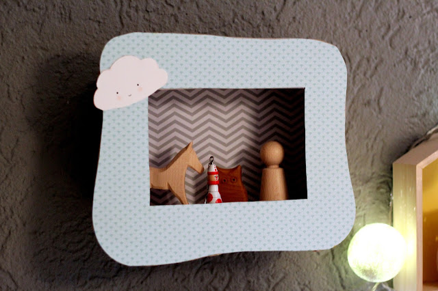 Basteltipp: Schaukästen für kleine Kinder-Kunstwerke | Apfelbäckchen